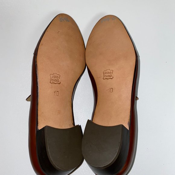 NEW ENZO CARISI Leather Shoes Size 10 - Picture 4 of 8